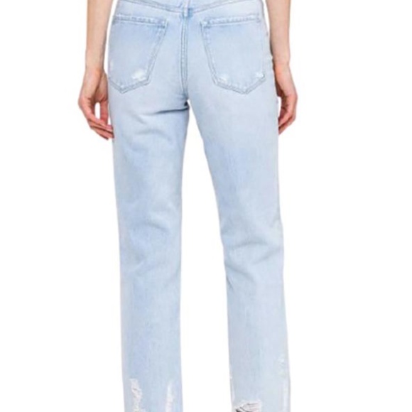 Flying Monkey distressed denim Cotton Jeans Womens NWOT F4148 Size 29 - Picture 2 of 4